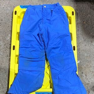 Lands' End Kids Bright Blue Snow Pants